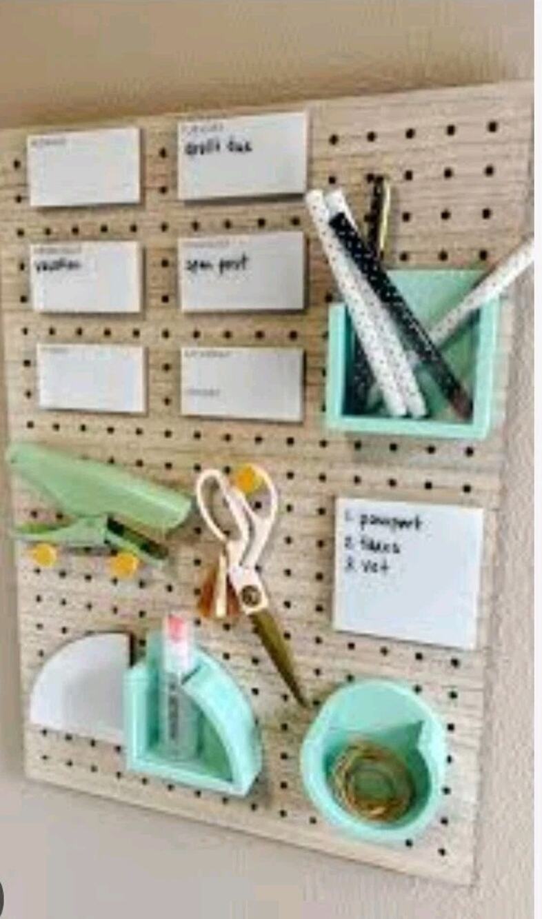 New Pillowfort Modular Wall Organizer Set Natural Wood DISCONTINUED